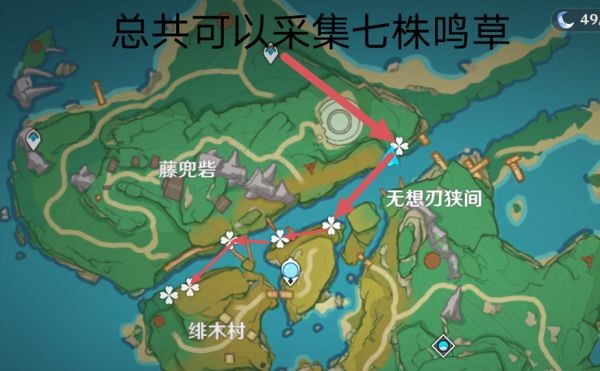 《原神》鸣草采集路线详解鸣草怎么采集？