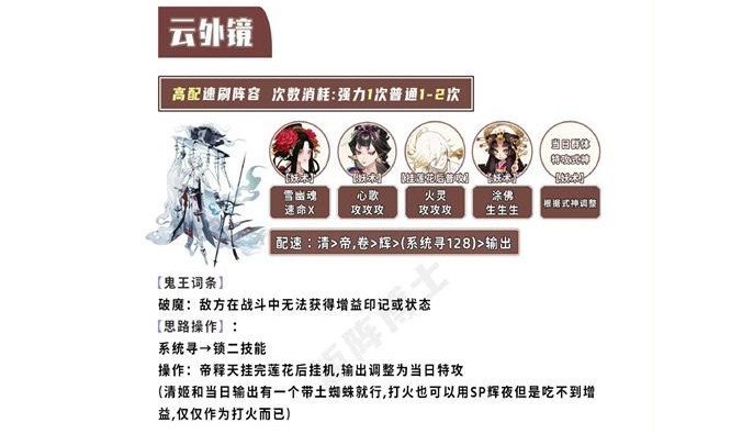 阴阳师超鬼王黑名单阵容选择