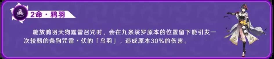 原神九条裟罗技能天赋命之座介绍