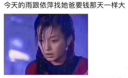 依萍找他爸要钱下雨的梗介绍