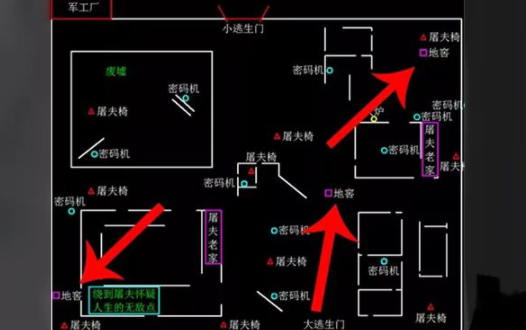 《第五人格》地窖位置军工厂