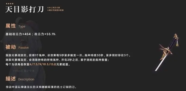 原神天目影打刀怎么获得制作方法介绍