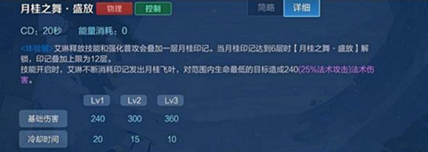 王者荣耀艾琳技能是什么新版技能解析