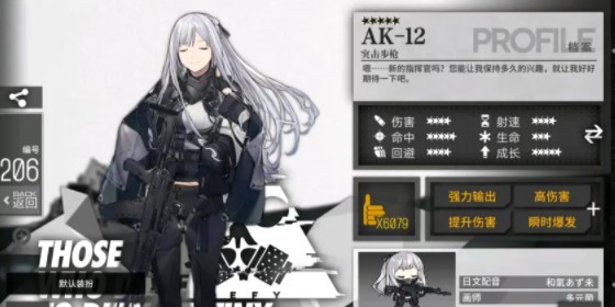 少女前线ak12装备